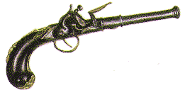 Zeichnung einer Pistole