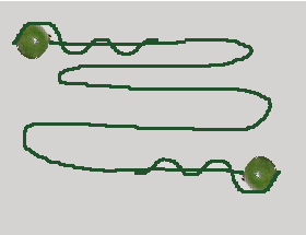 Detail: Bead at the end of the wire